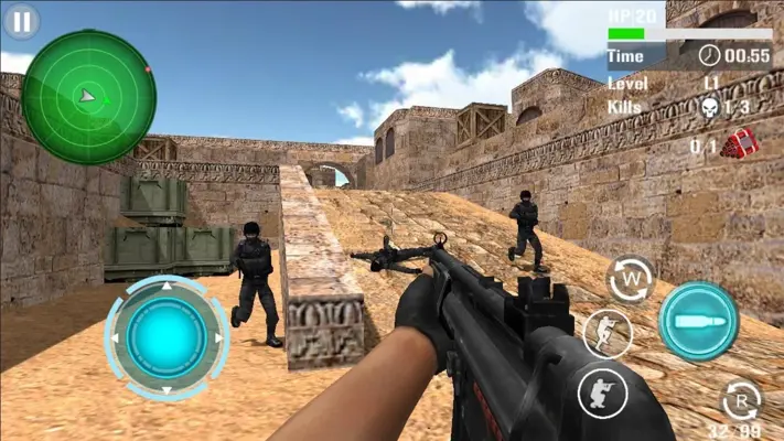 Critical Strike Killer Shooter android App screenshot 1